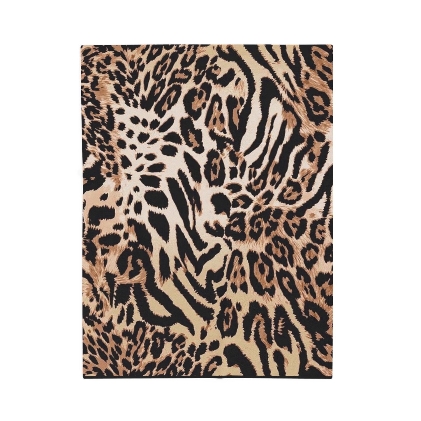 Leopard Print Plush Blanket