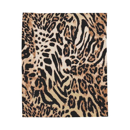 Leopard Print Plush Blanket