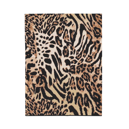 Leopard Print Plush Blanket